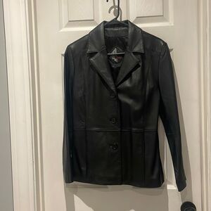 Tibca leather vintage jacket SZ small
